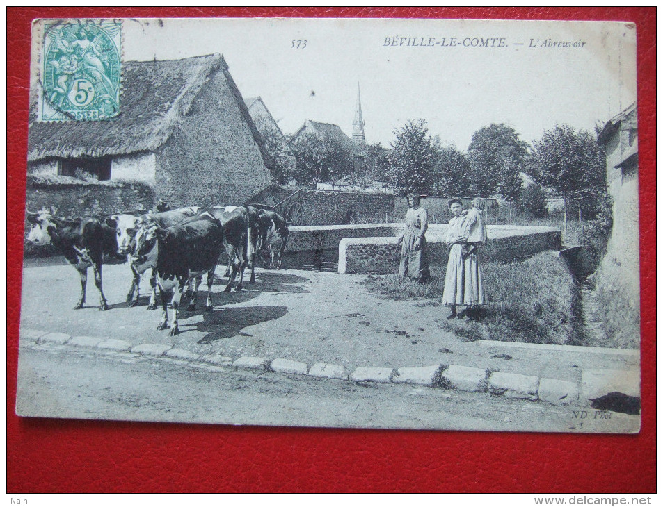 28 - BEVILLE LE COMTE - L' ABREUVOIR - - Auneau