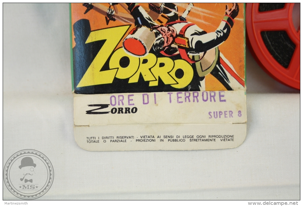 Old Super 8 Mini Film/ Movie 35 Mm - Zorro: Ore Di Terrore ( In Italian) - Otros