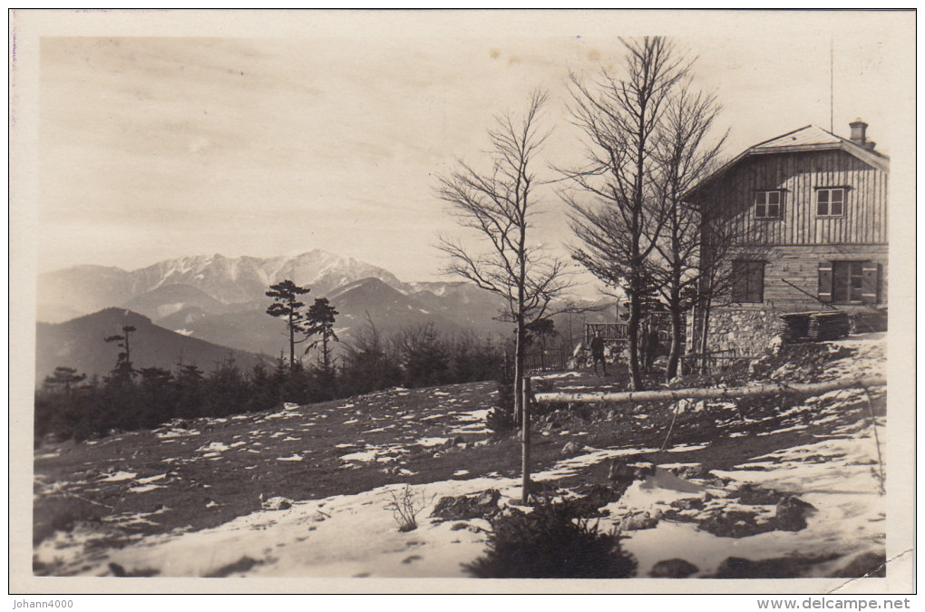 Lindkoglerhütte Auf Der Vorderen Mandling Mit Schneeberg - Schneeberggebiet
