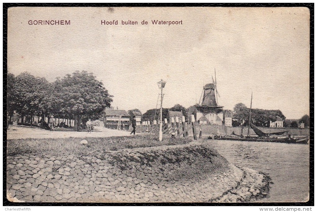 GORINCHEM - *  HOOFD BUITEN DE WATERPOORT * MOLEN - MOULIN - Zeldzaam ! - Gorinchem