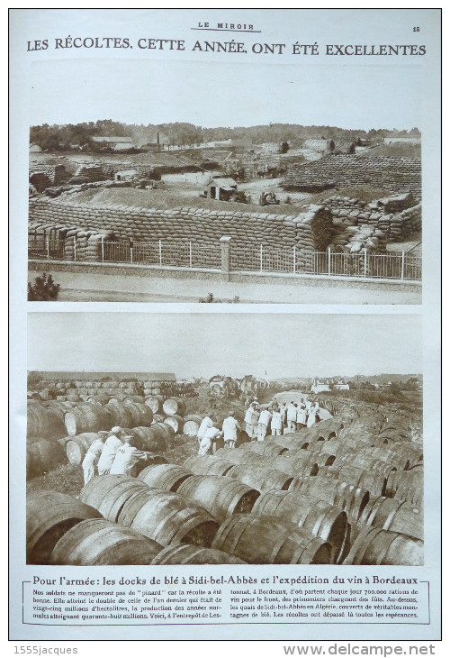 LE MIROIR N° 152 / 22-10-1916 WAGON BLINDAGE SOUS-MARIN VERDUN COMBLES MACÉDOINE SIDI-BEL-ABES SOMME GALLIA SALONIQUE