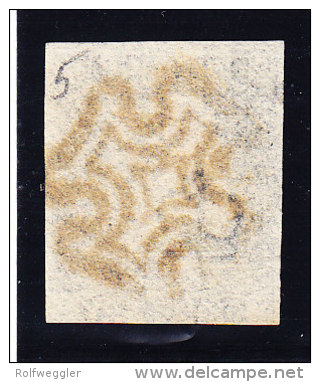 SG #1 - One Penny Black Vollrändig - Zentrierter Malteserkreuz Stempel - Platte 5 - Used Stamps