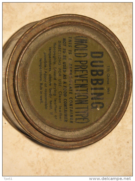 Boite US DUBBING 1 1/2 OUNCE NET SHOES SERVICE - 1939-45