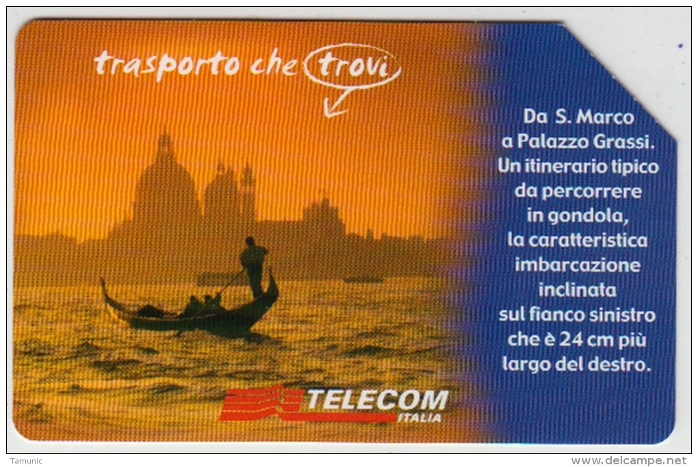 ITALY ITALIA GI CARRIAGE VENEZIA  5 000 L  Validita: 31.12.2003. - Public Practical Advertising