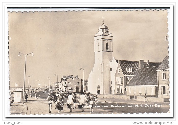 Katwijk Aan Zee, Boulevard Met N.H. Oude Kerk - Katwijk (aan Zee)