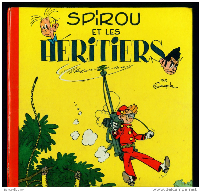 SPIROU ET FANTASIO 4 : Spirou Et Les Héritiers - Réimpression De 1965 - Assez Bon état - Spirou Et Fantasio