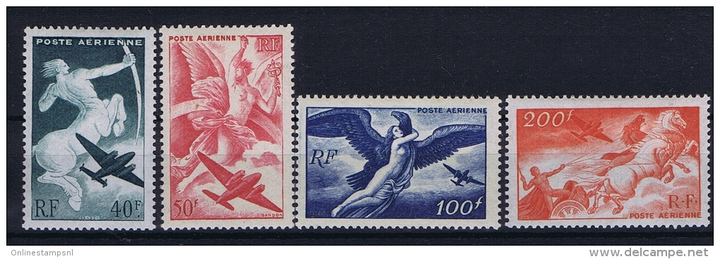 France:  Yv  AE 16-19 MH/* - 1927-1959 Afgestempeld