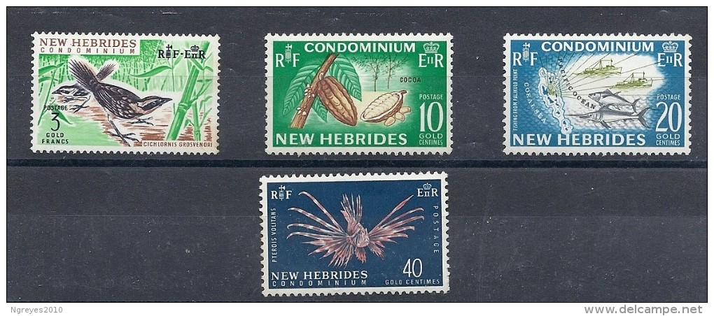 140012437  N.  HEBRIDES  YVERT   Nº  215/7  **/MNH - Neufs