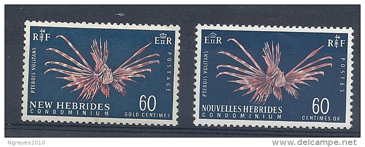 140012446  N.  HEBRIDES  YVERT   Nº  265/6  **/MNH - Unused Stamps