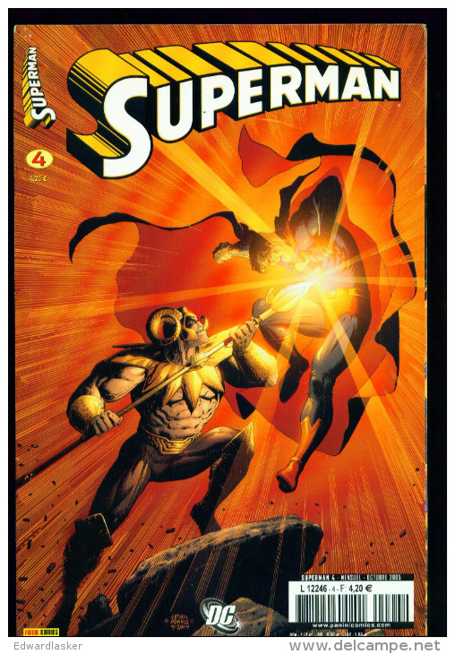 SUPERMAN N°4 - DC - Panini Comics 2005 - Très Bon état - Jim Lee - Couv. De Arthur Adams - Superman