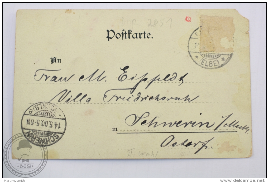 1900 Germany Postcard - Gruss Aus Gasthaus, Garwitz - Zith. V. Hartmann & Co. Hannover - Posted - Ludwigslust