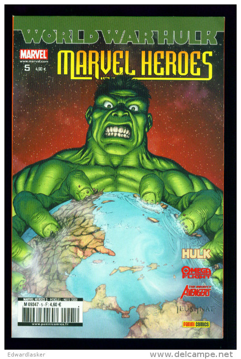 MARVEL HEROES N°5 - Panini Comics - Mars 2008 - World War Hulk - Excellent état - Marvel France