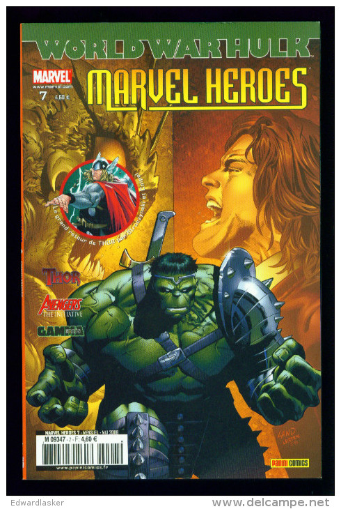 MARVEL HEROES N°7 - Panini Comics - Mai 2008 - World War Hulk - Thor (Coipel) - Excellent état - Marvel France