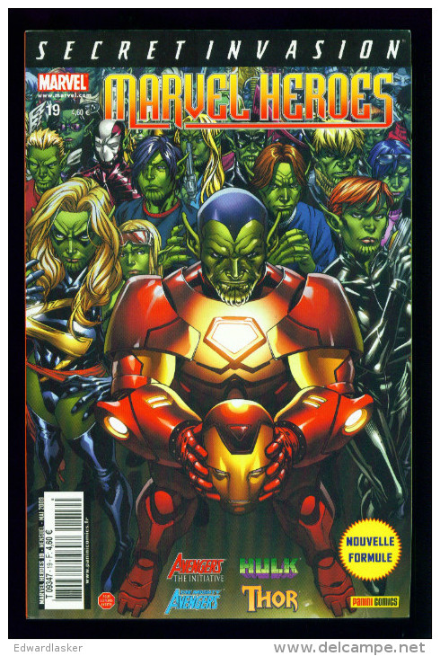 MARVEL HEROES N°19 - Panini Comics - Mai 2009 - Secret Invasion - Thor (Coipel) - Excellent état - Marvel France