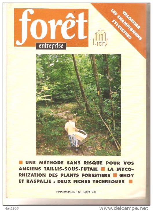 SYLVICULTURE - FORÊT Entreprise N°122      1998 / 4 - Science