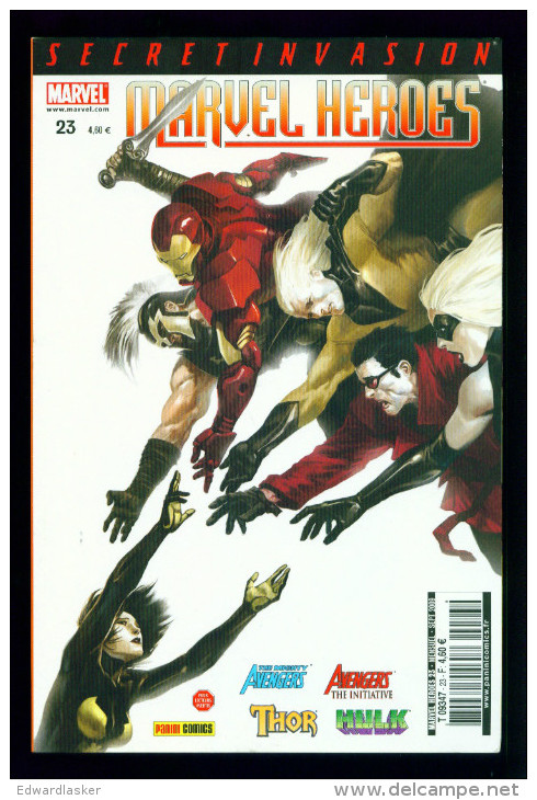 MARVEL HEROES N°23 - Panini Comics - Septembre 2009 - Secret Invasion - Thor (Coipel) - Excellent état - Marvel France