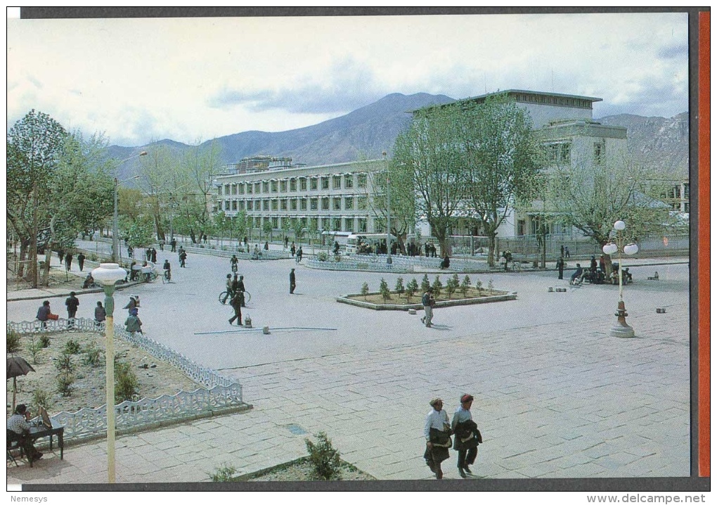 TIBET COVER WITH 10 POSTCARDS OF TIBETAN MEDICINE HOSPITAL FG NV SEE 12 SCANS MEDICAL SCIENCE PLANTS ASTROLOGY ANATOMY - Tibet