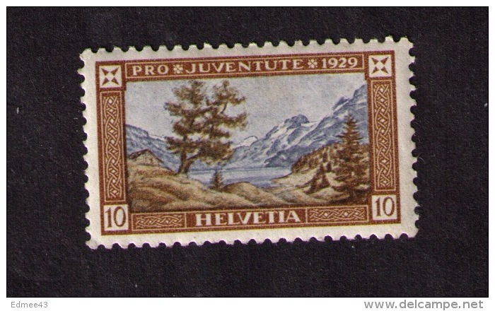 Timbre Neuf Suisse, Pro Joventute, 10, 1929 - Neufs
