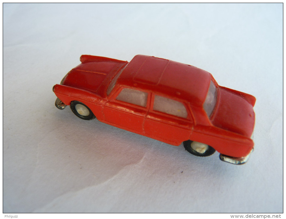 VOITURE - AUTOMOBILE - PEUGEOT 404 ROUGE - Micro NOREV 1/86 N°93 - Schaal 1:87