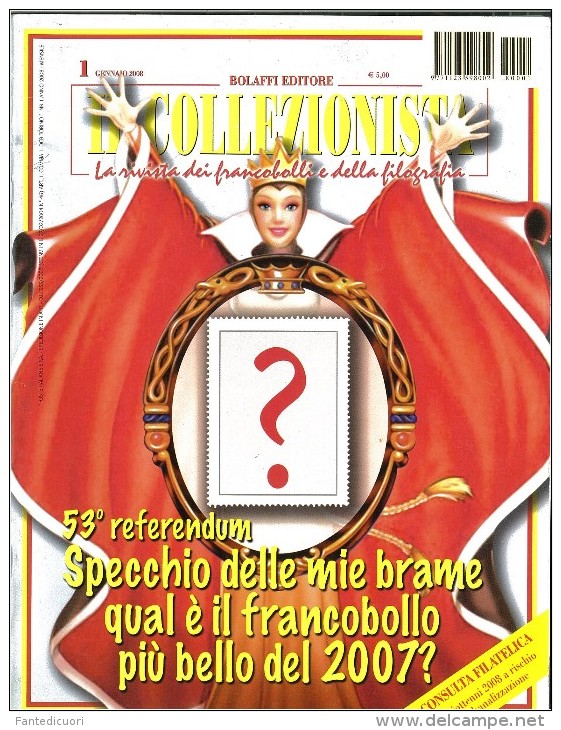 Rivista Il Collezionista, Bolaffi Editore N. 12 Anno 2008 - Italiaans (vanaf 1941)