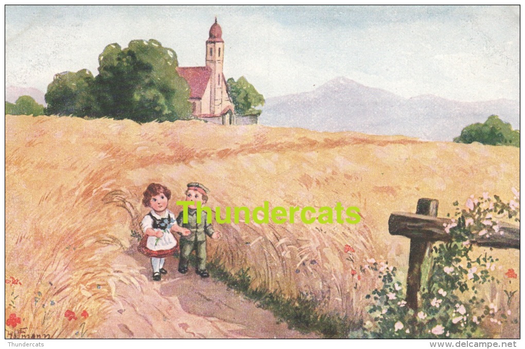 CPA ILLUSTRATEUR ENFANTS ** AD. HOFFMANN ** ARTIST SIGNED CHILDREN CARD **  SWSB 5066 - Hoffmann, Ad.