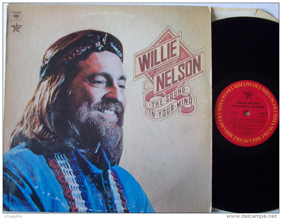 Willie NELSON LP COLUMBIA U.S.A Rock Country Folk The Sound In The Your Mind - Country Et Folk