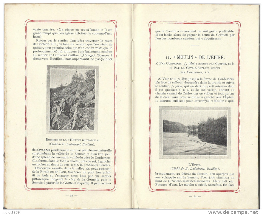 BOUILLON ..-- Guide Illustré . Par Ad. LE ROY .  1907 . 77 Pages . Nombreuses Photos . - Bouillon