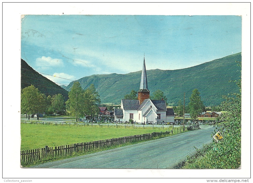 Cp, Norvège, Gudbrandsdal Valley, Sel CHurch, Voyagée 1975 - Noruega