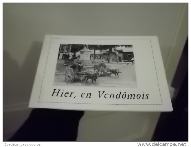 "HIER, EN VENDÔMOIS" Le Vendômois à Travers Les Cartes Postales Anciennes JEUNE CHAMBRE ECONOMIQUE VENDÔME 1987 - Centre - Val De Loire