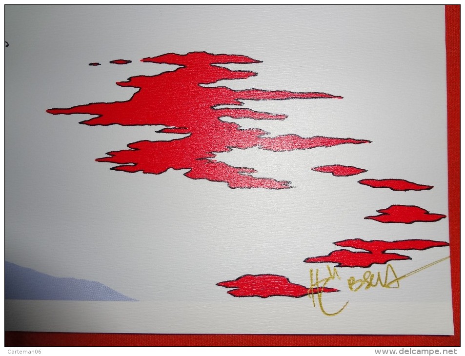 Eric Hubsch Avec Autographe  - Le Chant D'Excalibur - Format 40 X 30 Cm - Serigraphien & Lithographien