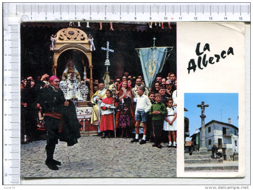 LA  ALBERCA  -  Monumento  Nacional   -  Tipico Abercano  Declamando  En Honor De La  Virgen - Andere & Zonder Classificatie