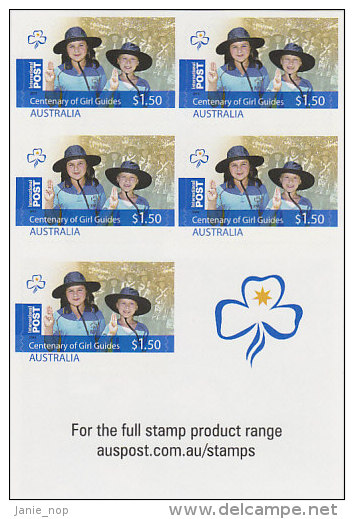 Australia 2010 Centenary Of Girl Guides $7.50 Sheetlet MNH - Autres & Non Classés