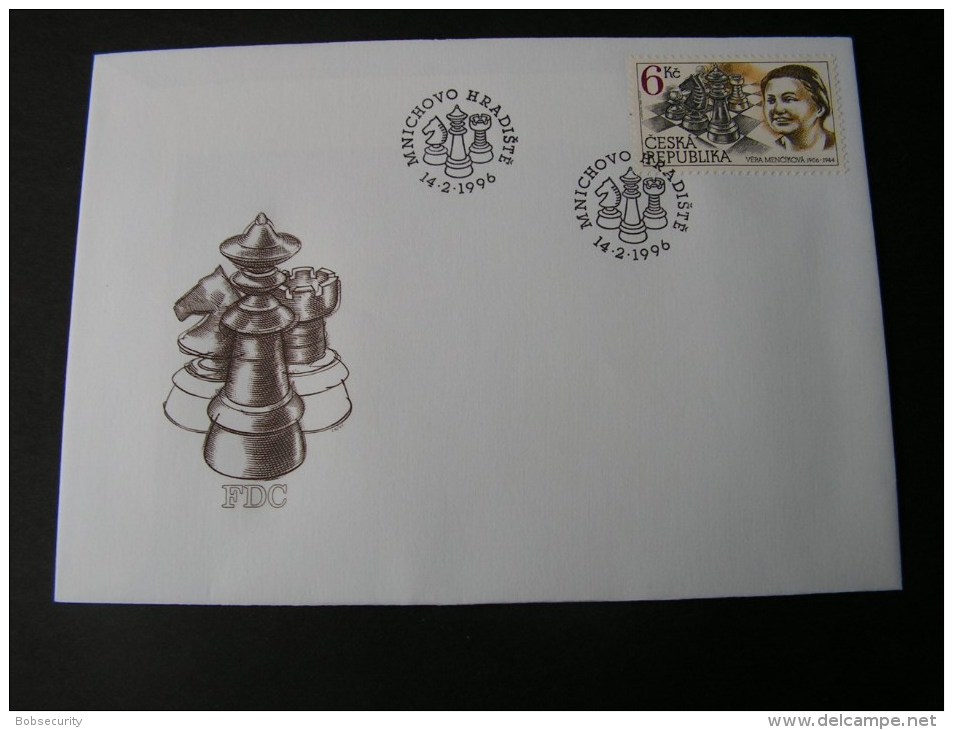 == CSR FDC 1996 Schach , Chess  102 - FDC