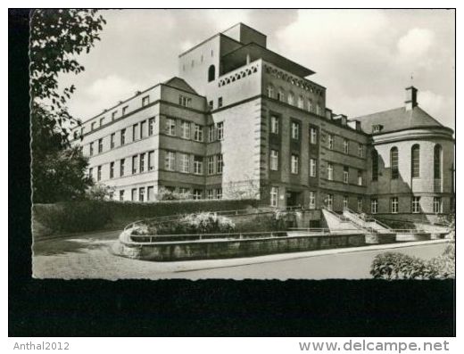 Bitburg Eifel Krankenhaus Gesamtansicht Kleinformat Gezackt Sw 50er - Bitburg