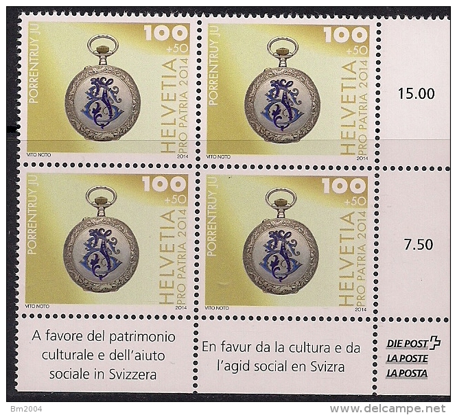 2014  Schweiz  Mi.  2345-8 **MNH Pro Patria“: Dorfmuseen - Unused Stamps