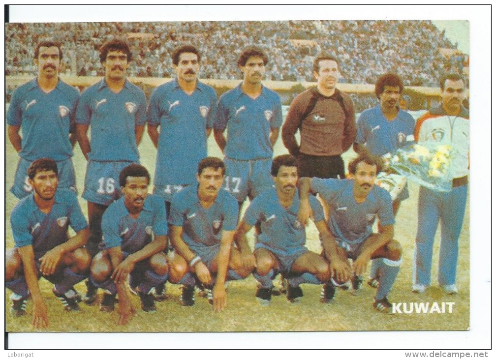 " KUWAIT ".- EQUIPO DE FUTBOL - TEAM - EQUIPE - SQUADRA - MUNDIAL ESPAÑA - 82. - Fútbol