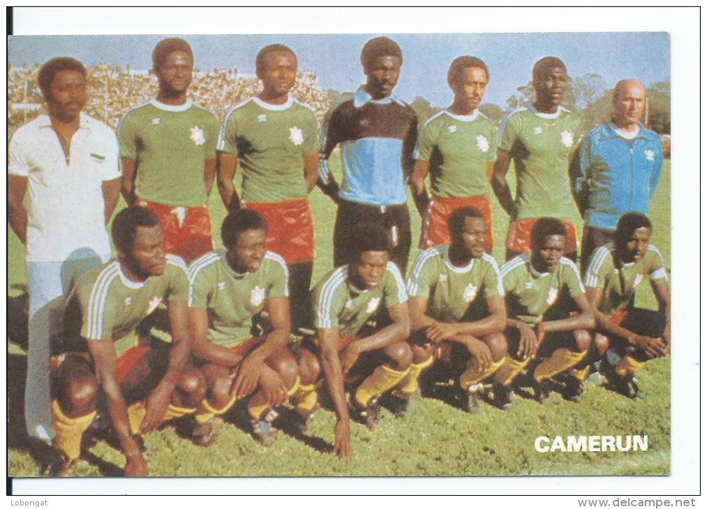 " CAMERUN ".- EQUIPO DE FUTBOL - TEAM - EQUIPE - SQUADRA - MUNDIAL ESPAÑA - 82. - Fútbol