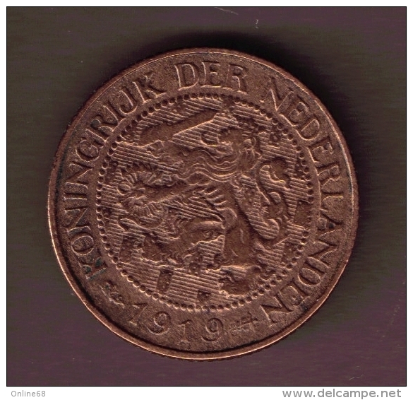 NEDERLAND  Netherlands  1 CENT 1919 - 1 Centavos