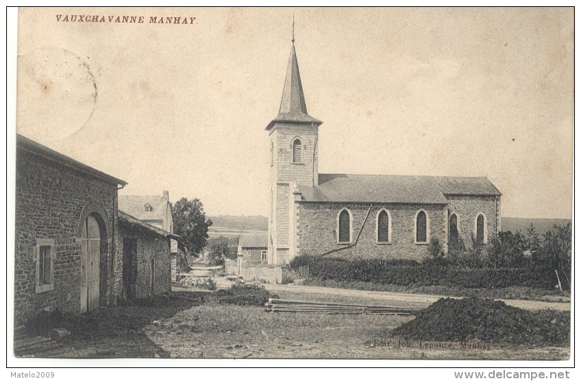 VAUXCHAVANNE MANHAY (6960) Vaux Chavanne  L ' église - Manhay