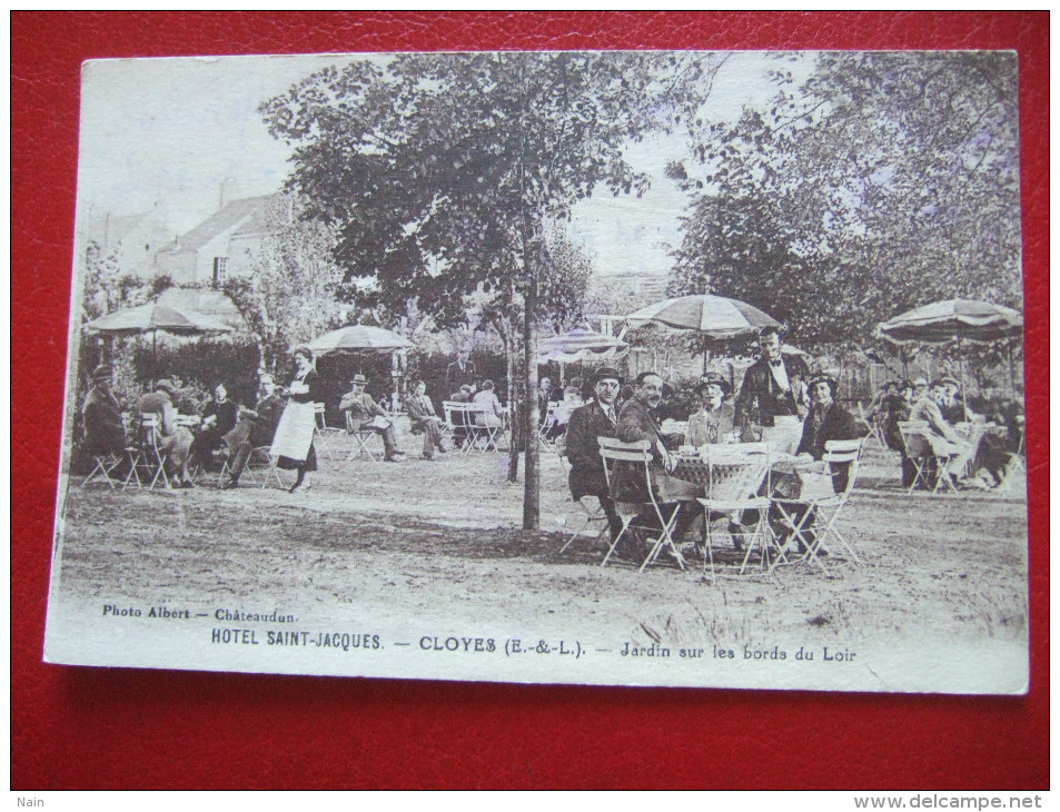 28 - CLOYES - HOTEL SAINT JACQUES - JARDIN SUR LES BORDS DU LOIR - - Cloyes-sur-le-Loir