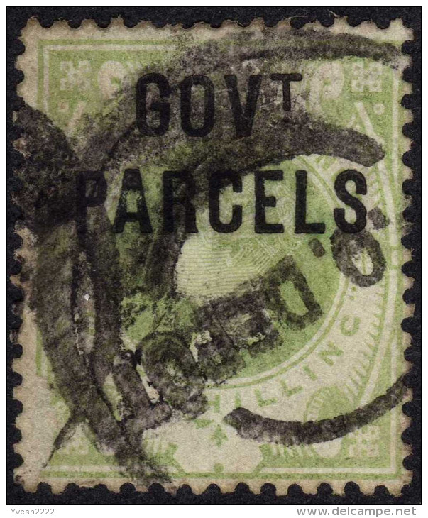 Grande-Bretagne 1888  Y&T Serv. 34  (Michel D31)  SG 068,  GOV Parcels, 1/ Vert. Cote 250 £ - Service