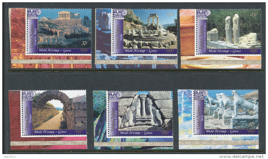 UN New York 2004 Michel 959II-965II, MNH** - Ongebruikt