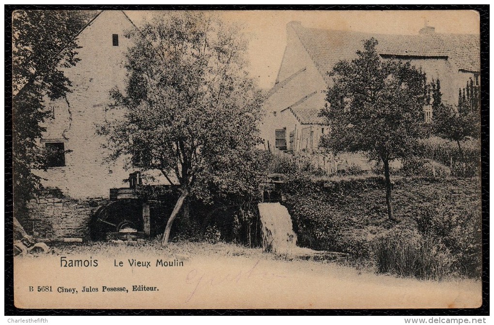 HAMOIS LE VIEUX MOULIN à EAU Edit Jules Pesesse N° 5681 - MOLEN - Hamois