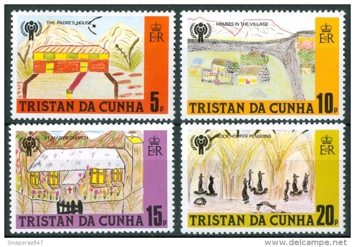 1979 Tristan Da Cunha Infanzia Childhood Enfance Set MNH** -B542 - UNICEF