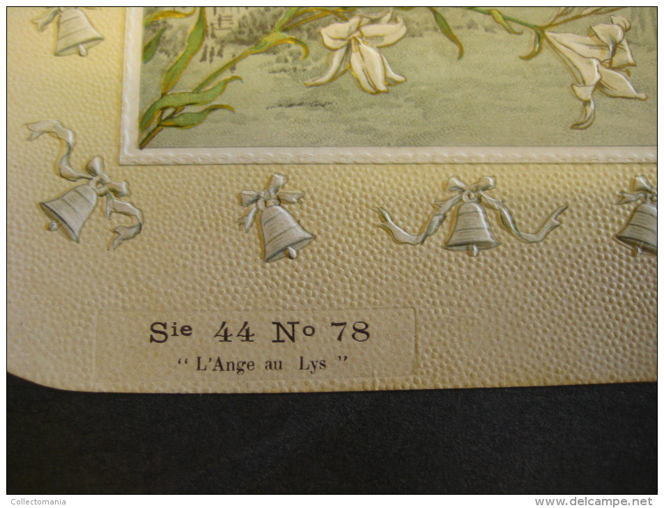 album Baptême battesimo doop 40 ETIQUETTES birth labels sugar beans choclate, suikerbonen, lithos approx 1910 MOOI