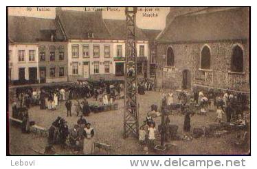 TUBIZE « La Grand’place, Un Jour De Marché » Ed. Tubize Imprimerie N. Philippart-Pierlot - Tubize