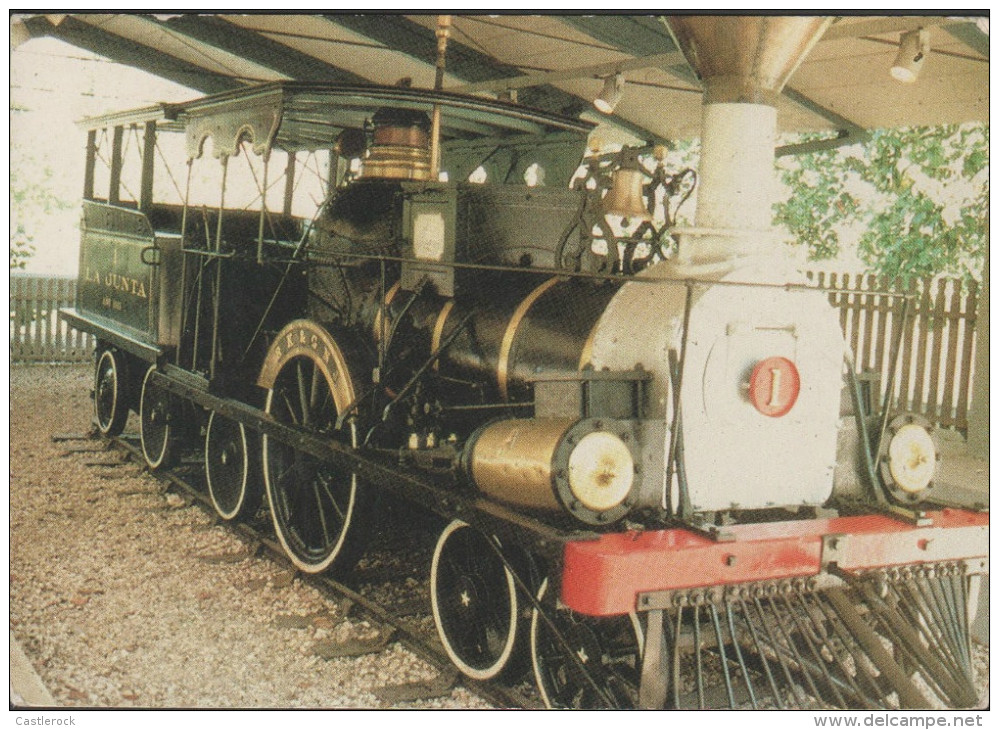 O) 1982 CARIBE, POSTAL CARD TRAIN, FIRST LOCOMOTIVE, LENIN PARK, XF UNUSED - America (Other)