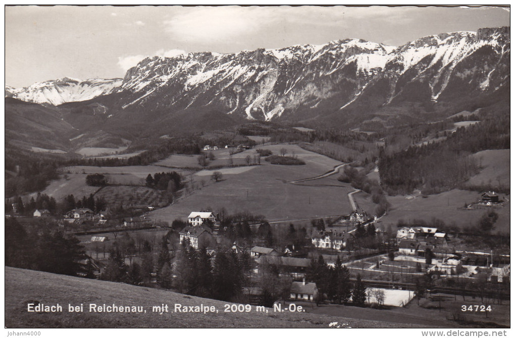 Edlach Bei Reichenau Mit Raxalpe - Raxgebiet