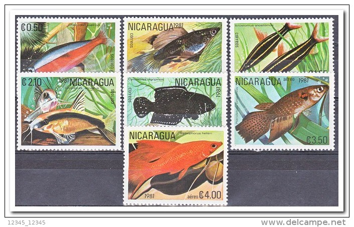 Nicaragua 1981 Postfris MNH, Fish - Nicaragua