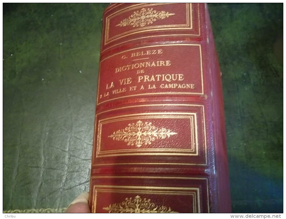 DICTIONNAIRE UNIVERSEL DE LA VIE PRATIQUE A LA VILLE ET A LA CAMPAGNE   1873 - 1801-1900